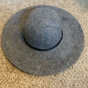 Grey Nordstrom Floppy Fashion Fall Hat